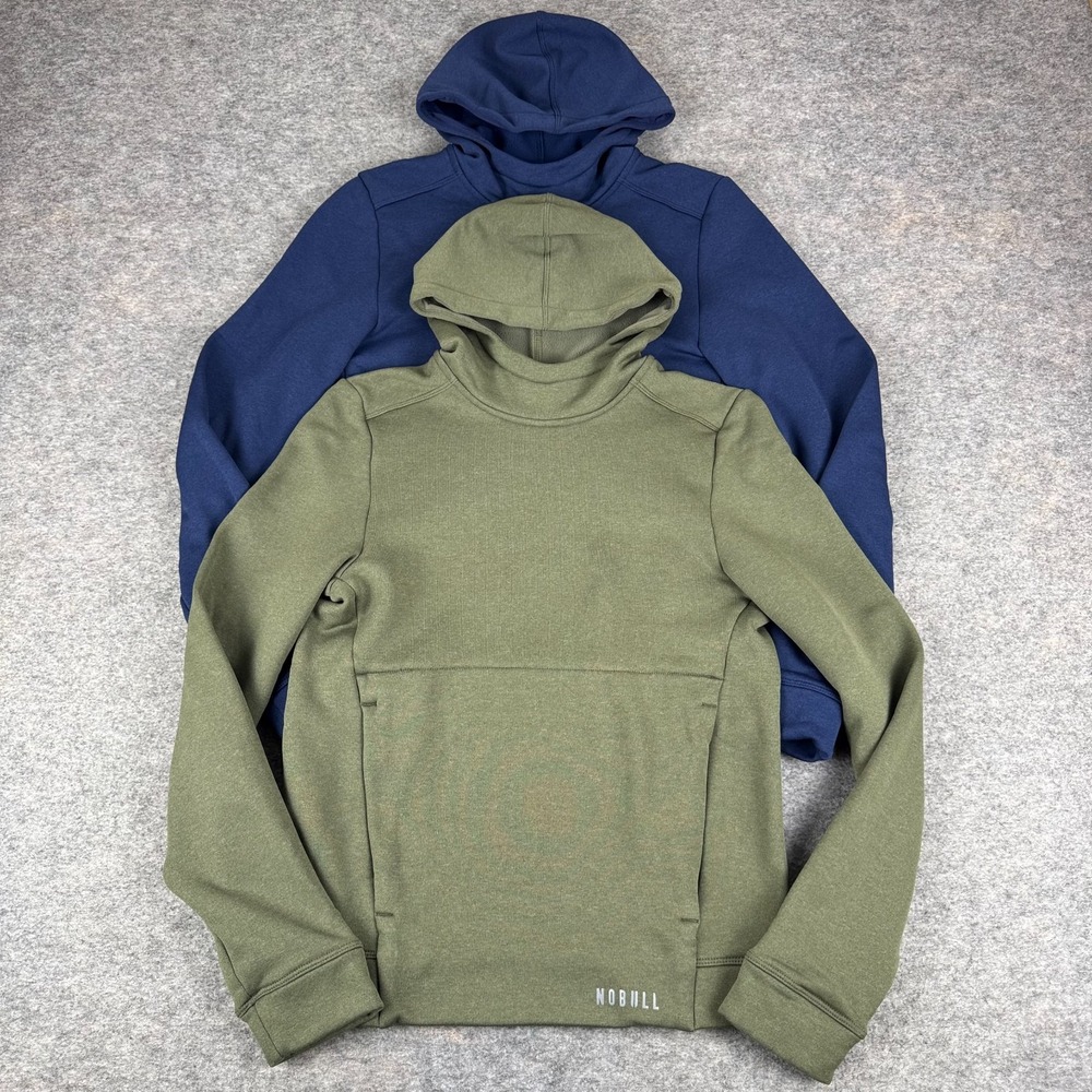 NOBULL Fleece Hoodie Pullover Pockets‎ Lot Of 2 Womens Small S
